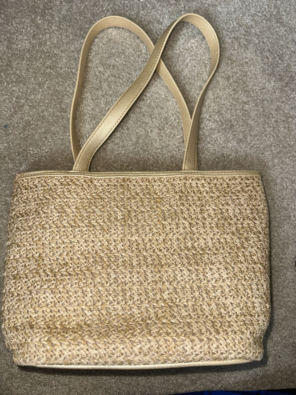 Gold Woven Butterfly Tote Bag - Picture 3 of 3